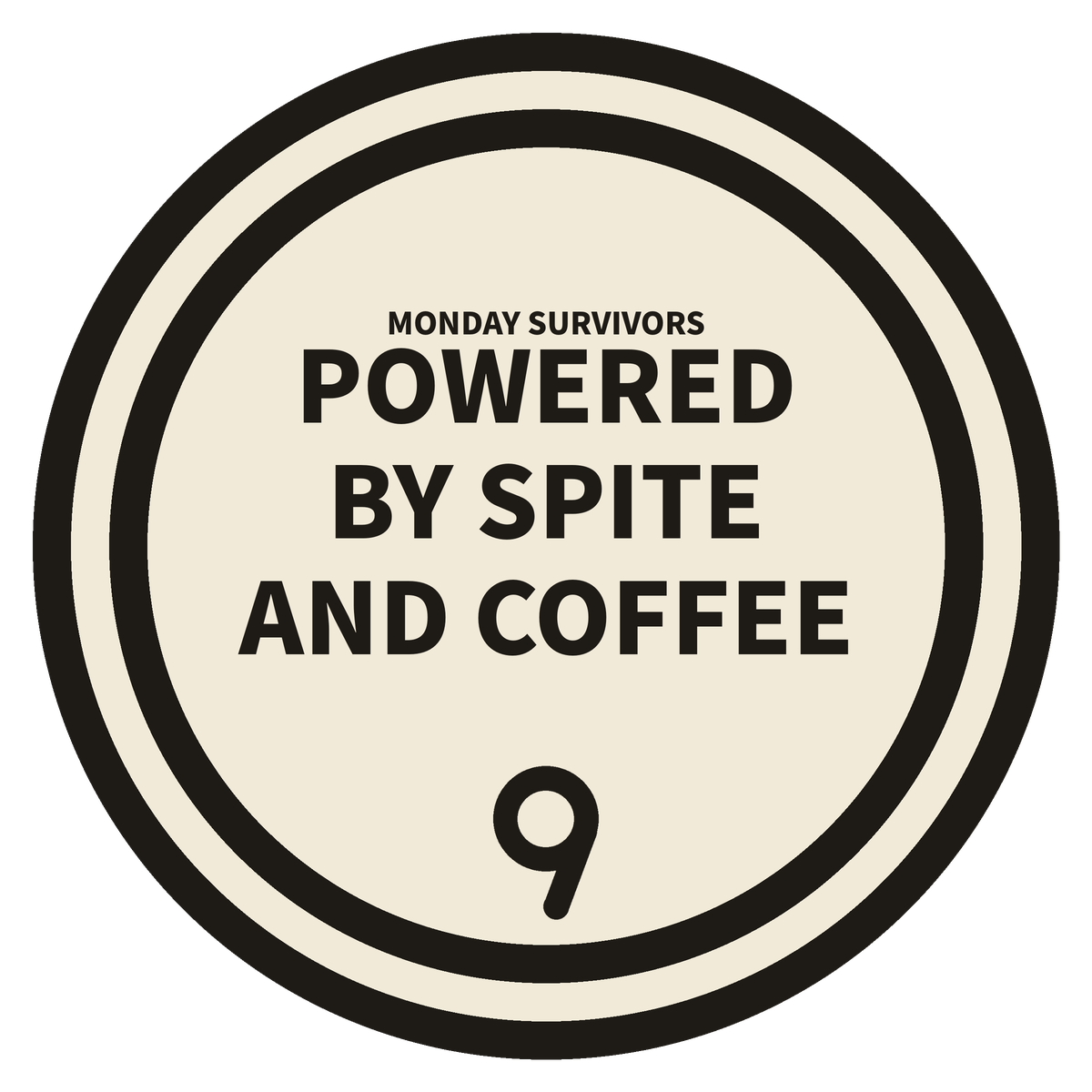 Powered by Spite and Coffee — Dad Hat